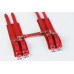 Наручники двойные широкие ДжанглКат RED (красные, разъемные)